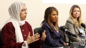 Seated on the left, CCRII President, CEO and Co-Founder Nusrat Deen says the institute’s affiliation with Rosalind Franklin University provides an important talent pool for growth.