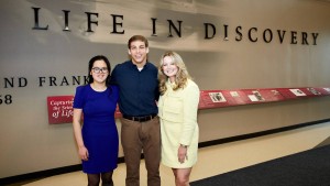 Scholl Scholars, from left: Ceclina Cao, Jack Arp, Ellie Paige Cruse.