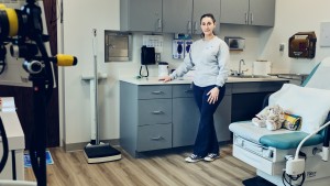 Pediatric Sexual Assault Nurse Examiners, like Mara Beth Israel-Uebe, are specially trained to provide comprehensive care to young patients in a medical setting. They are highly skilled in conducting medical forensic examinations and reducing psychological trauma. Ms. Israel-Uebe is the SANE manager for the RFU Child Advocacy Center Medical Clinic.