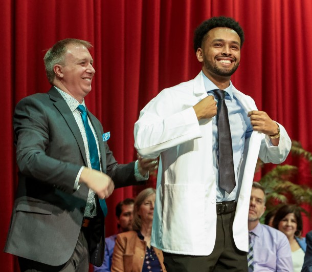 White Coat ceremonies mark students’ transition from the classroom to the clinical stage of their education.