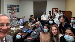 Aron visits the Interprofessional Community Clinic.