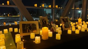 Candlelight Vigil hosted by RFU's Latino Medical Student Association.