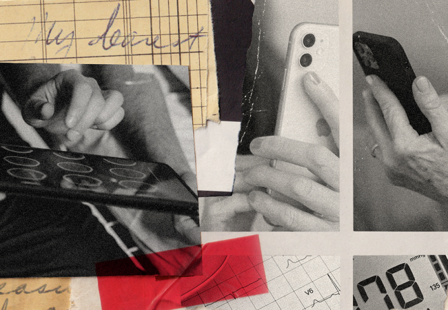 Cell phone collage