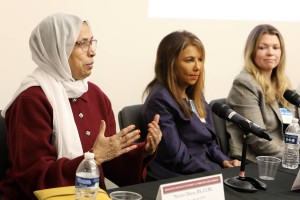 Seated on the left, CCRII President, CEO and Co-Founder Nusrat Deen says the institute’s affiliation with Rosalind Franklin University provides an important talent pool for growth.