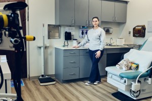 Pediatric Sexual Assault Nurse Examiners, like Mara Beth Israel-Uebe, are specially trained to provide comprehensive care to young patients in a medical setting. They are highly skilled in conducting medical forensic examinations and reducing psychological trauma. Ms. Israel-Uebe is the SANE manager for the RFU Child Advocacy Center Medical Clinic.