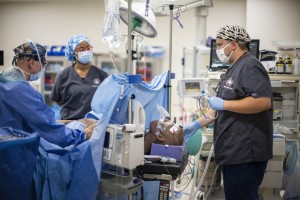 Students in the College of Nursing’s new Adult-Gerontology Acute Care Nurse Practitioner specialty track gain immersive, hands-on experience in simulation and advanced anatomy labs, preparing to deliver high-level, complex care in acute and critical settings.