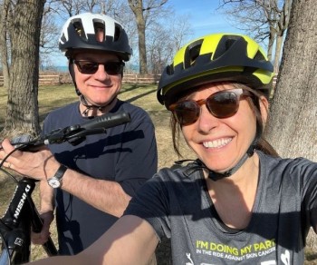Aron and Alice near Fort Sheridan in Highwood, Il.