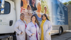 From left,  Linda Tanni, Lupe Rodriguez, Twinkle Patel.